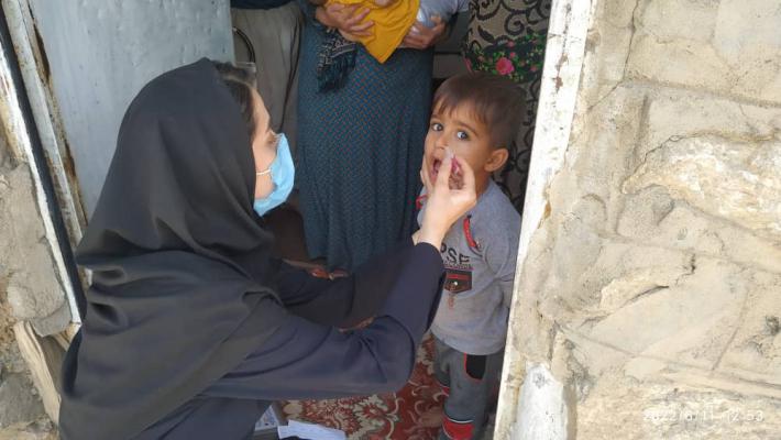 واکسینه شدن 170 کودک ساکن مناطق مرزی سردشت علیه بیماری فلج اطفال