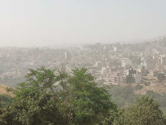 ورود مجدد ریزگردها به آسمان سردشت در آستانه سالگرد بمباران شیمیایی این شهر