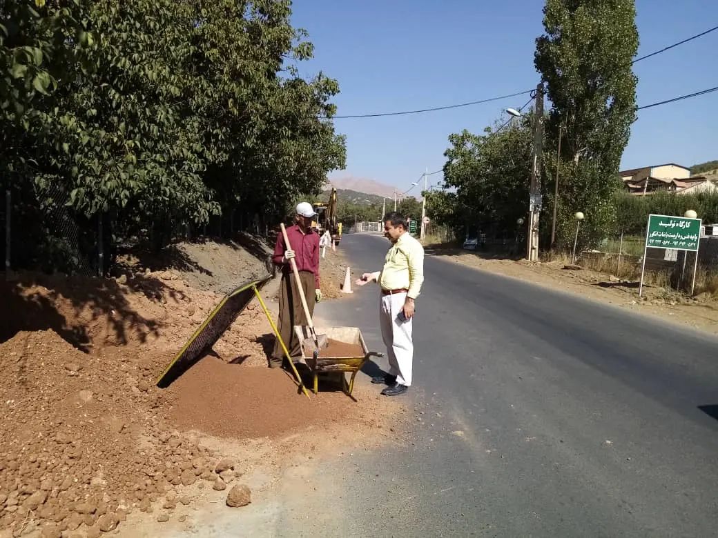 اجرای عملیات گازرسانی به حفرات خالی در روستای بیوران سفلی سردشت