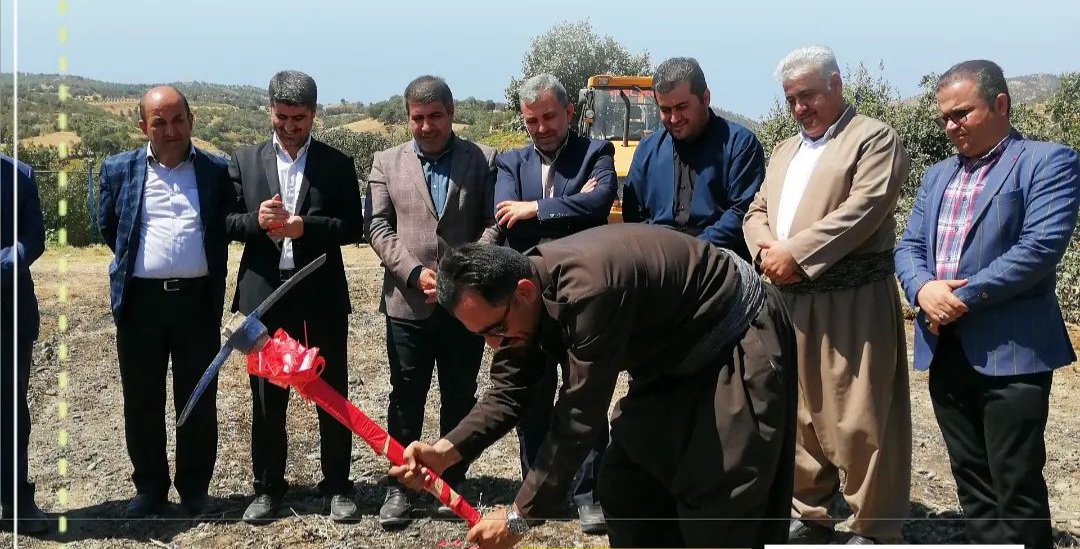 کلنگ‌زنی پروژه احداث بوستان شهری شهر نلاس